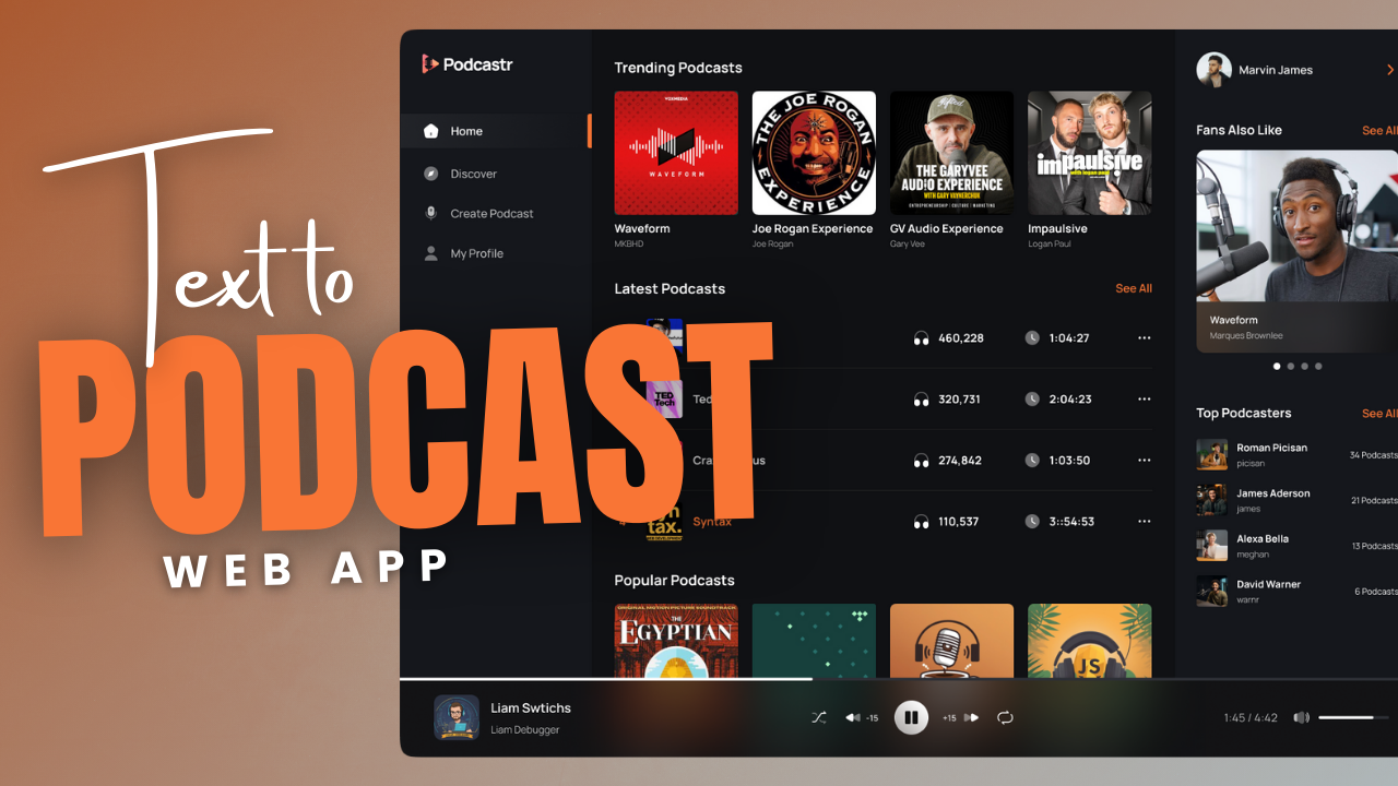 Podcastr - Text to Podcast